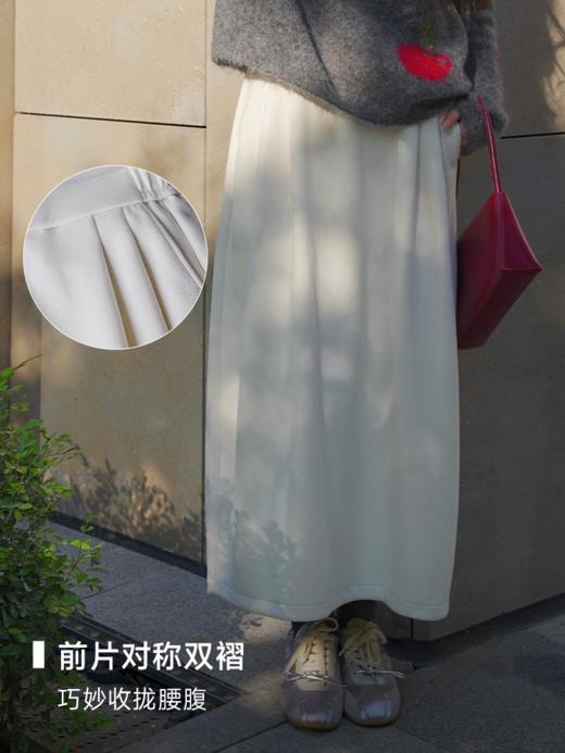 中高松紧腰显瘦褶裥花苞半裙FCF3SKT132 商品图3