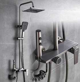 8325查理四档花洒-枪灰