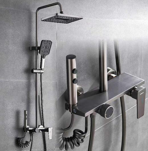 8325查理四档花洒-枪灰 商品图0