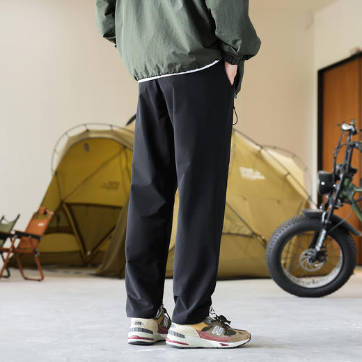 罗蒙休闲裤男士四面弹户外易打理宽松长裤拉链口袋立体剪裁舒适百搭裤子 商品图6