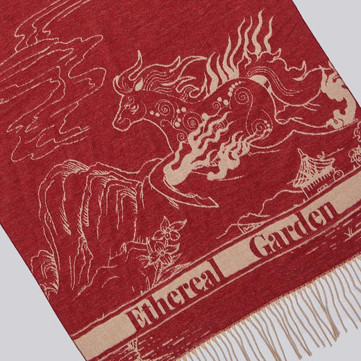 大英博物馆 东方梦境系列 提花披肩围巾 商品图5