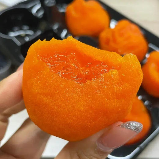 【一口爆浆！】富平冰柿  500g/盒 （6枚/盒或8枚/盒随机发货） 秋冬里的 “天然水果冰淇淋”，比鲜柿甜到心巴，比柿饼更爆浆 商品图9