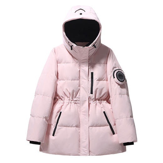 百媚生 90白鸭绒加肥加大2025派克羽绒服D6626 商品图4