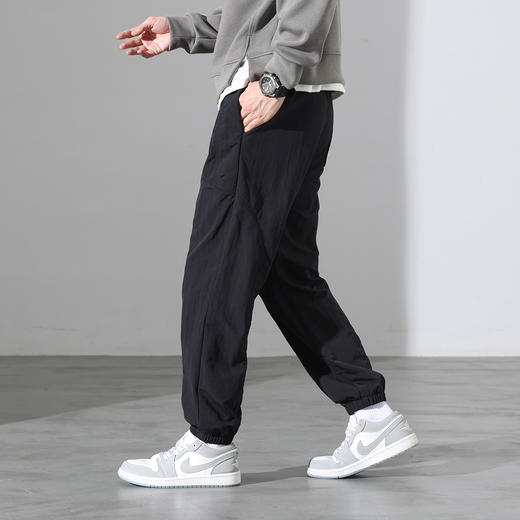 罗蒙秋冬休闲裤男士工装伞兵裤系列腰部抽绳可修饰各种腿型显瘦长裤 商品图4