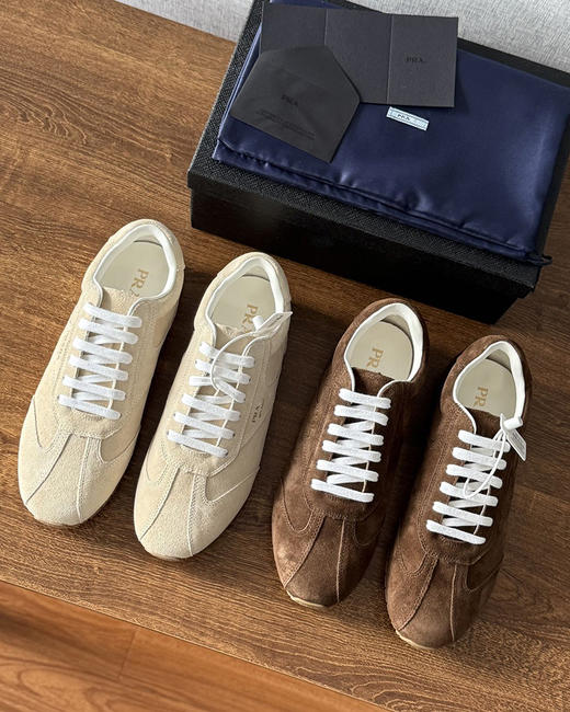 现货 THS-限时 P家 女士牛反绒休闲德训鞋 2色 BZ1270 商品图1