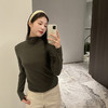 官网499！蕉家秋冬羊毛保暖内搭女士高领修身可外穿打底衫柔软蓬松双面绒肌底衣 商品缩略图2