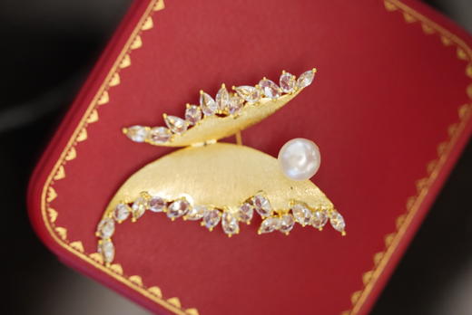 天然珍珠胸花 商品图2