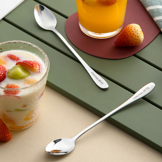 【茶花】甄享不锈钢家用餐勺 商品图9