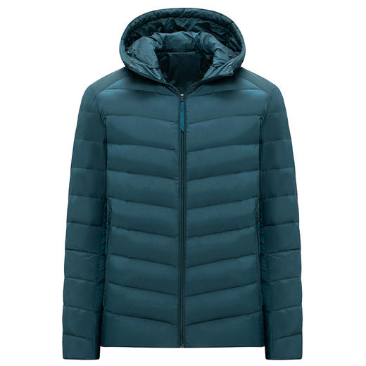 heure+22 羽绒服男冬季轻薄短款修身连帽90绒时尚显瘦打底基础百搭外套6274091 商品图5