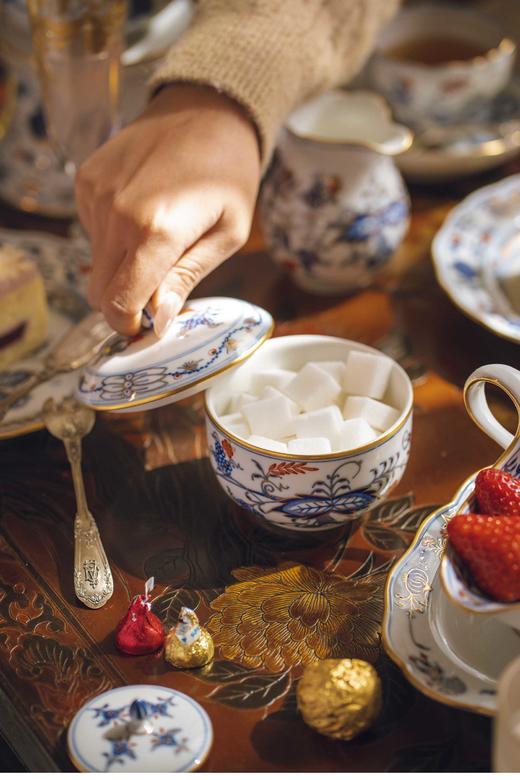 【已售】独角鹿西洋古董 20世纪德国著名瓷窑梅森Meissen出品赤金洋葱系列下午茶瓷器套件 商品图2