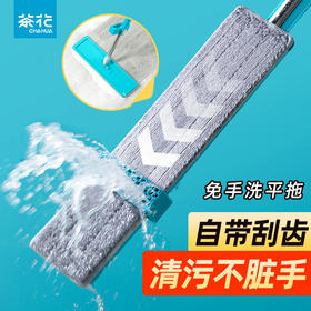 【茶花】平板拖把家用懒人拖把