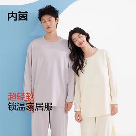 内茵 秋冬情侣圆领家居服【上新款】-女款