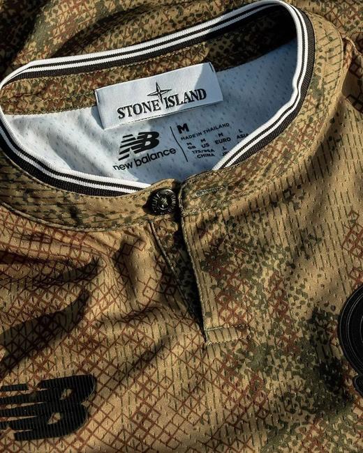 新百伦石头岛NB联名款球衣套装迷彩绿短袖短裤成人【上装+下装+袜子】 商品图2