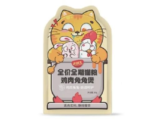 【超市】开饭乐 全价全期猫粮鸡肉兔兔煲80g 商品图0