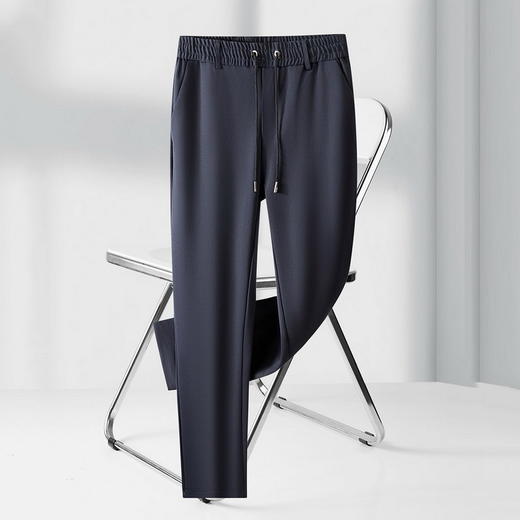 【特大码】【DM】大依优型大码男装松紧腰弹力休闲裤直筒运动裤百搭长裤300斤 商品图1