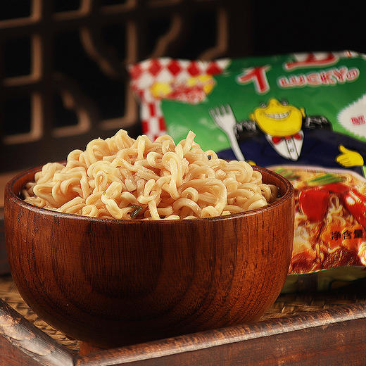 新款新品潮汕双料干脆面怀旧8090幸运方便面蟹皇面蟹黄面整箱即食 商品图2