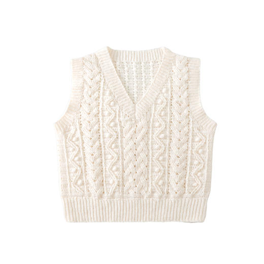 苏苏姐家胡桃羊毛背心手工diy钩针编织羊毛线毛线团衣服材料包 商品图5