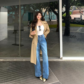 【爆单3-5天发货】GOTICLAISILK/哥特莱丝鹅绒牛仔裤