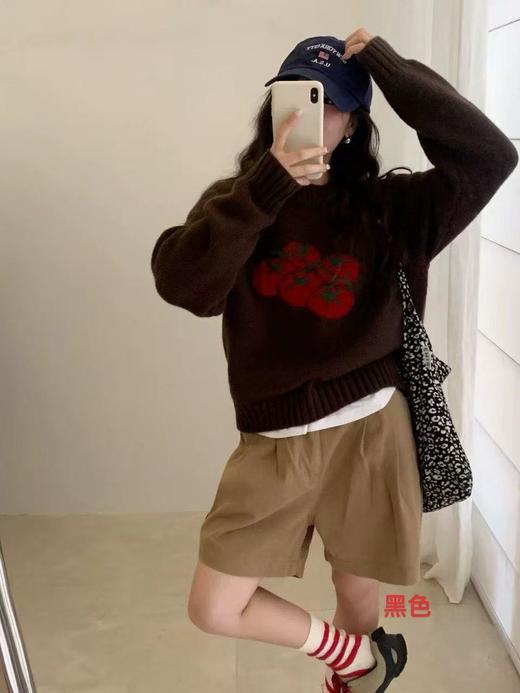 【YW】无忧购韩系减龄番茄圆领针织新款软糯减龄毛衣针织衫11185（截单后3-5天发货） 商品图10