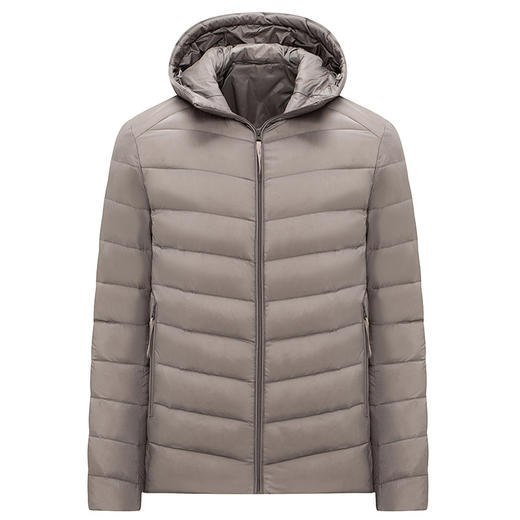 heure+22 羽绒服男冬季轻薄短款修身连帽90绒时尚显瘦打底基础百搭外套6274091 商品图4