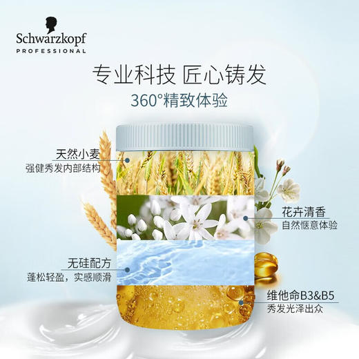 施华蔻专业线 专属修护亮泽活发护理霜1000ml 商品图1