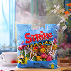 strike柠檬樱桃菠萝味棒棒糖565g