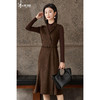 羊毛羊绒背心连衣裙 手感软糯 上身锁温 优雅通勤极简 米思阳2025冬季新款无袖西装领鱼尾背心裙5161 商品缩略图1