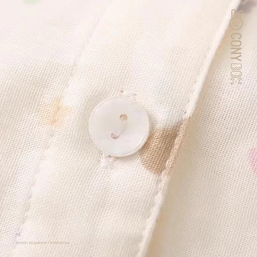 【白禾】【白禾上新】CONY A轻氧纱长袖家居服套装-智多星 商品图3