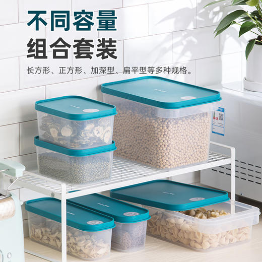 【茶花】芮格冰箱保鲜盒大容量收纳盒腌菜盒 商品图2