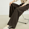 【10/29新品】熙世界【过冬暖绒裤】绵羊毛窄版直筒裤女秋冬休闲加绒加厚阔腿裤 商品缩略图4