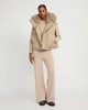Yves Salomon - VEST MADE WITH LORO PIANA FLANNEL FABRIC/FOX - MACADAMIA - 女装 - 背心 - 夏威夷果棕 商品缩略图4