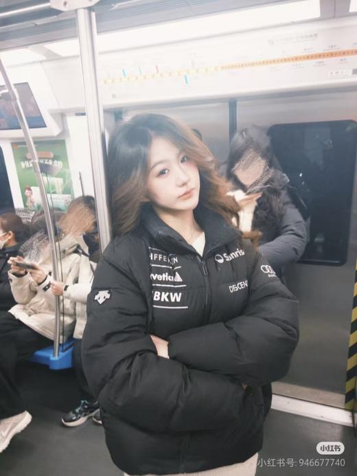 迪桑特SKI STYLE系列情侣款鹅绒立领短款羽绒服 商品图1