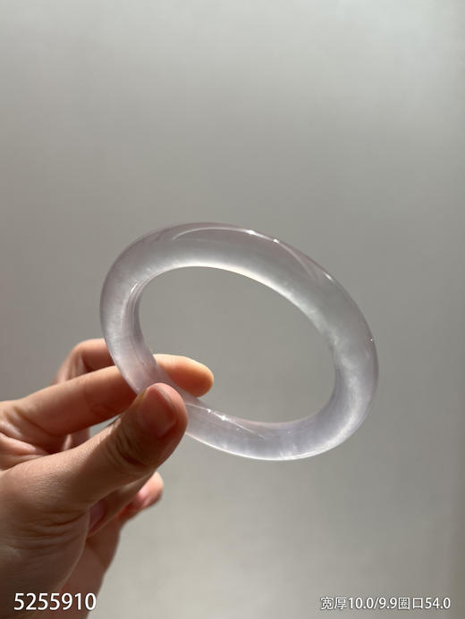 高冰近玻璃种圆镯【5255910】圈口54.0~具体价格微信咨询 商品图6