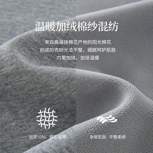 【10/29新品】熙世界狗狗刺绣卫衣女加绒加厚松弛感圆领套头上衣2025年新款秋冬 商品图3