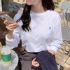 高品质 R.L 纯白长袖打底T恤 弹力PIMA棉 CX233 商品缩略图1