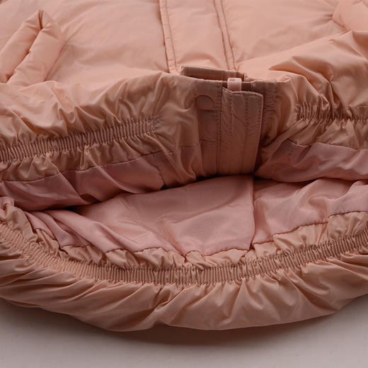 棉果果冬季新品女童涤丝纺羽绒保暖加厚粉色小熊短款羽绒服M422102925601 商品图3