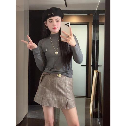 拉家　长绒棉薄纯棉春秋空调柔软内搭亲肤针织衫 商品图4