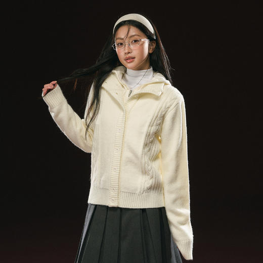 Ariseism 美式复古毛衣外套女秋季新款上衣 商品图0