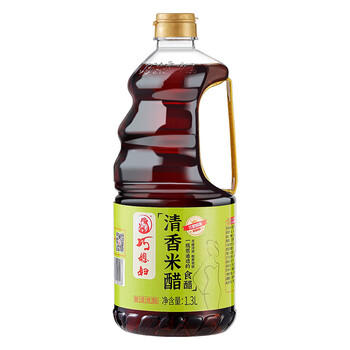 巧媳妇清香米醋1.3L【酿造食醋】瓶装调味品凉拌饺子米醋 /粮油调味 /调味品 /醋 商品图1