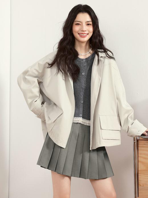 【严选】诗凡黎冬梭织短裙7AB440381-16 商品图3