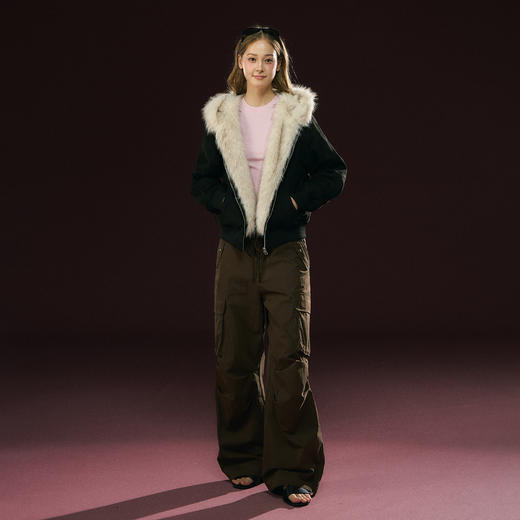 Ariseism 美式复古棉服女冬季新款加厚保暖外套 商品图4