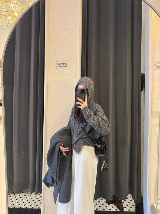 【门店同款】ENJOY冬季“暖冬知性”韩版连帽针织开衫 167545686 商品图1