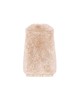 Yves Salomon - VEST LONG HAIR LAMB/KNITWEAR MERINOS WOOL - FICELLE - 女装 - 背心 - 淡灰褐色 商品缩略图1