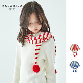 棵初条纹围巾801K258089MJ