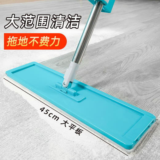 【茶花】平板拖把家用懒人拖把 商品图2