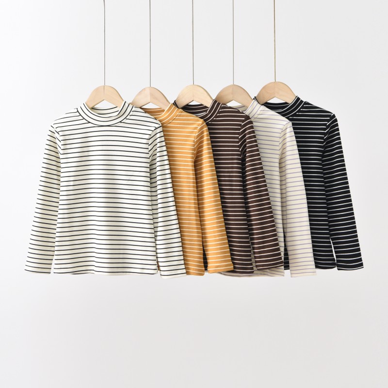 （1-7天发货）【拉慕儿秋冬新品】糯米条纹打底