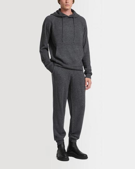 Yves Salomon - HOODIE KNITWEAR - CASTLE - 男装 - 针织衫 - ‌古堡灰‌ 商品图4