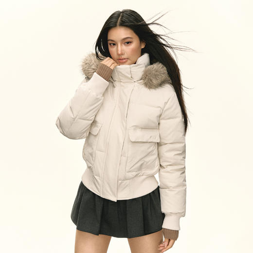 Ariseism 美式复古棉服女冬季新款加厚保暖外套 商品图3