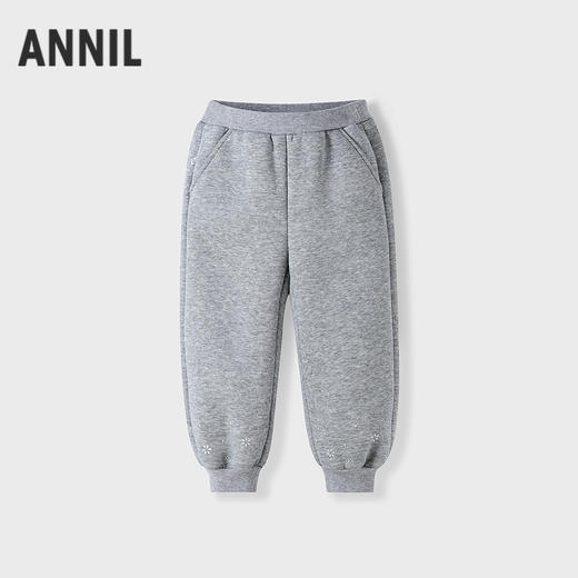 【实体店同款】女童全腰针织夹裤冬季新款安奈儿童装XG546177 商品图1