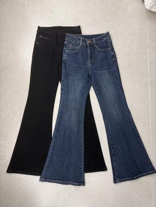 【门店同款】ENJOY冬季刺绣线磨毛喇叭裤 167696610 商品图0